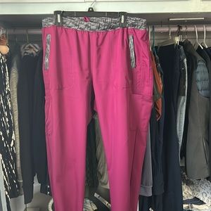 Dickies X-Large scrub bottom jogger. Burgundy.  Used in good condition.